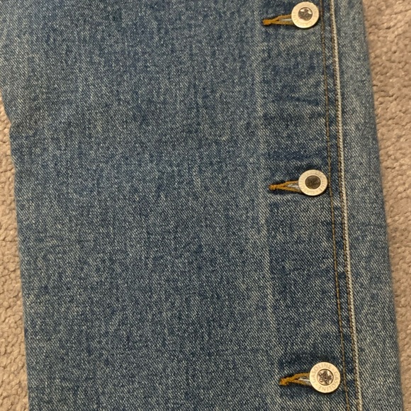 Vintage Gasoline ⛽️ Jeans Button Leg Size 29 - Picture 7 of 9